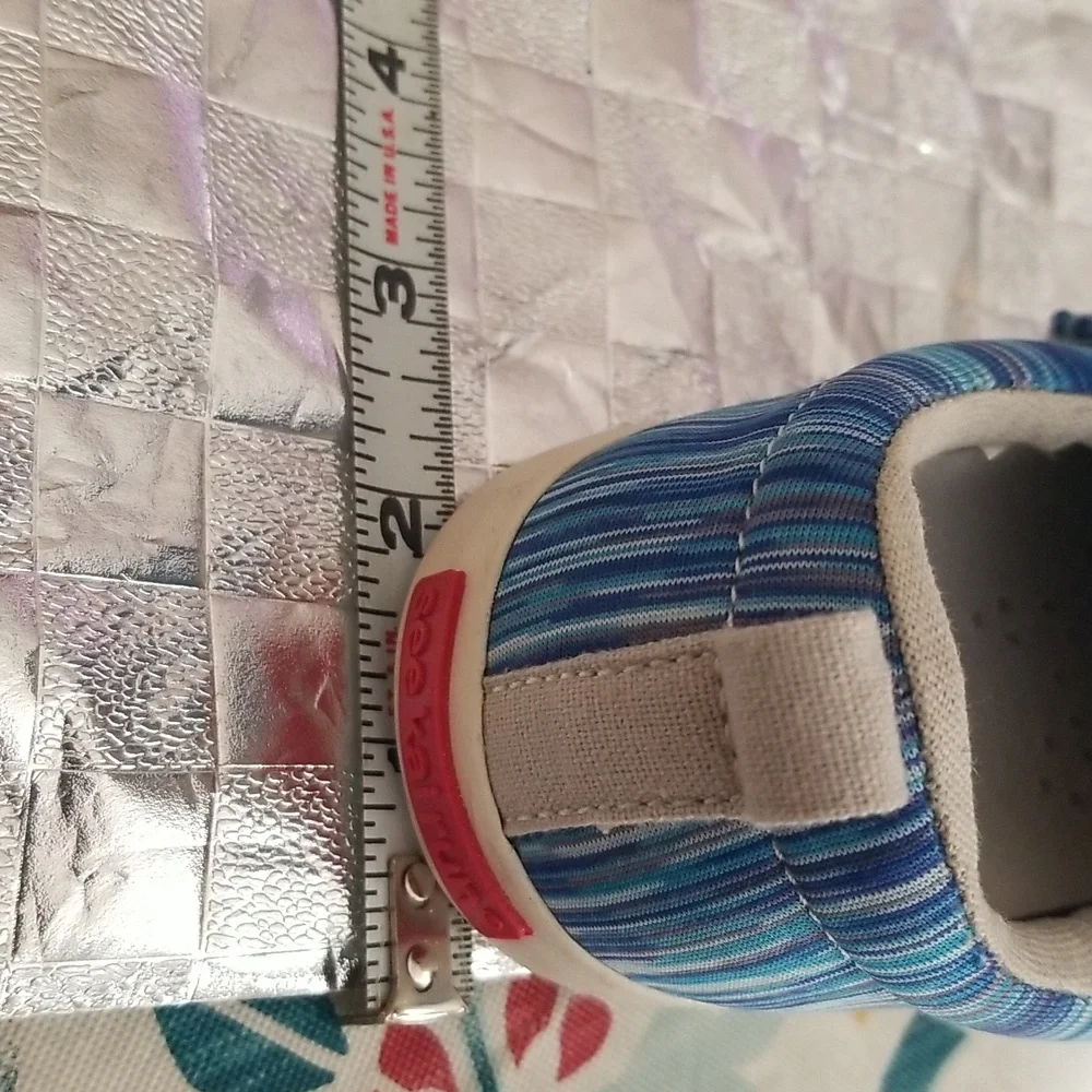 NWOT See Kai Run Velcro Wyatt Blue Jersey Sneakers - Preschool Size 12